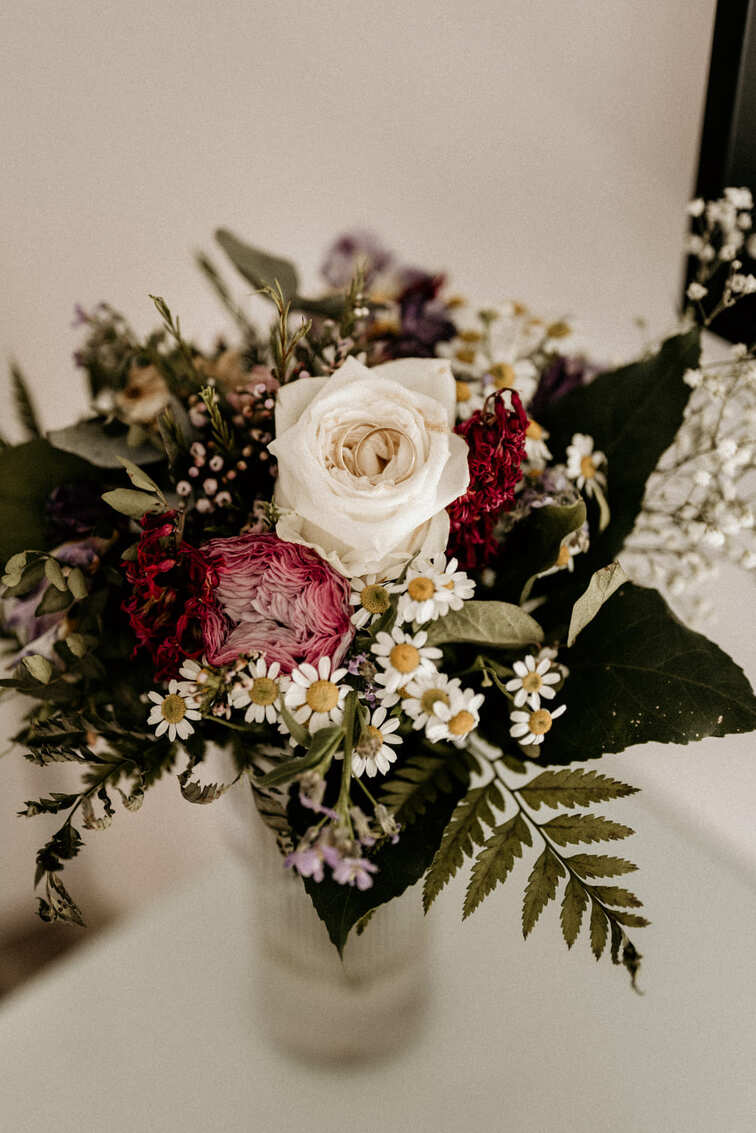 Beautiful wedding bouquet